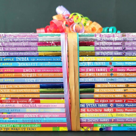 RAINBOW MAGIC FAIRIES FAIRY LOT OF 20 BOOKS SCHOLASTIC PRINCESS JEWEL PARTY - Picture 1 of 14